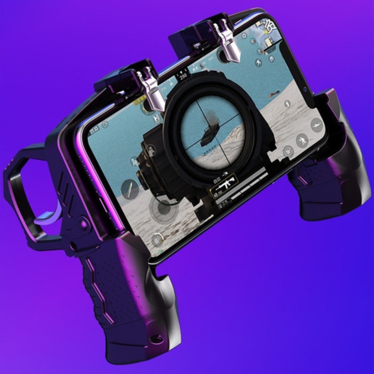 Control Para Celular Gatillos Negro