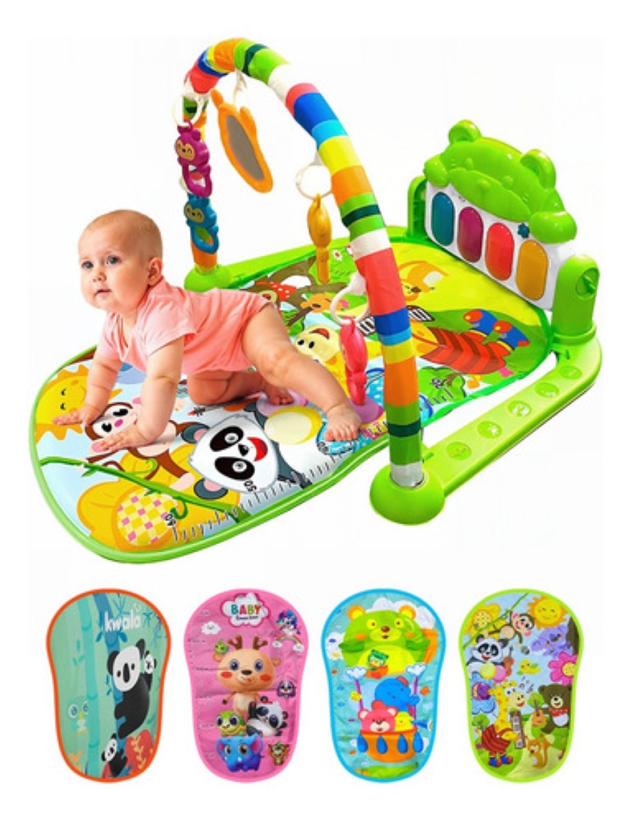 Gimnasio Piano Musical Tapete De Juegos Para Bebés Rosa
