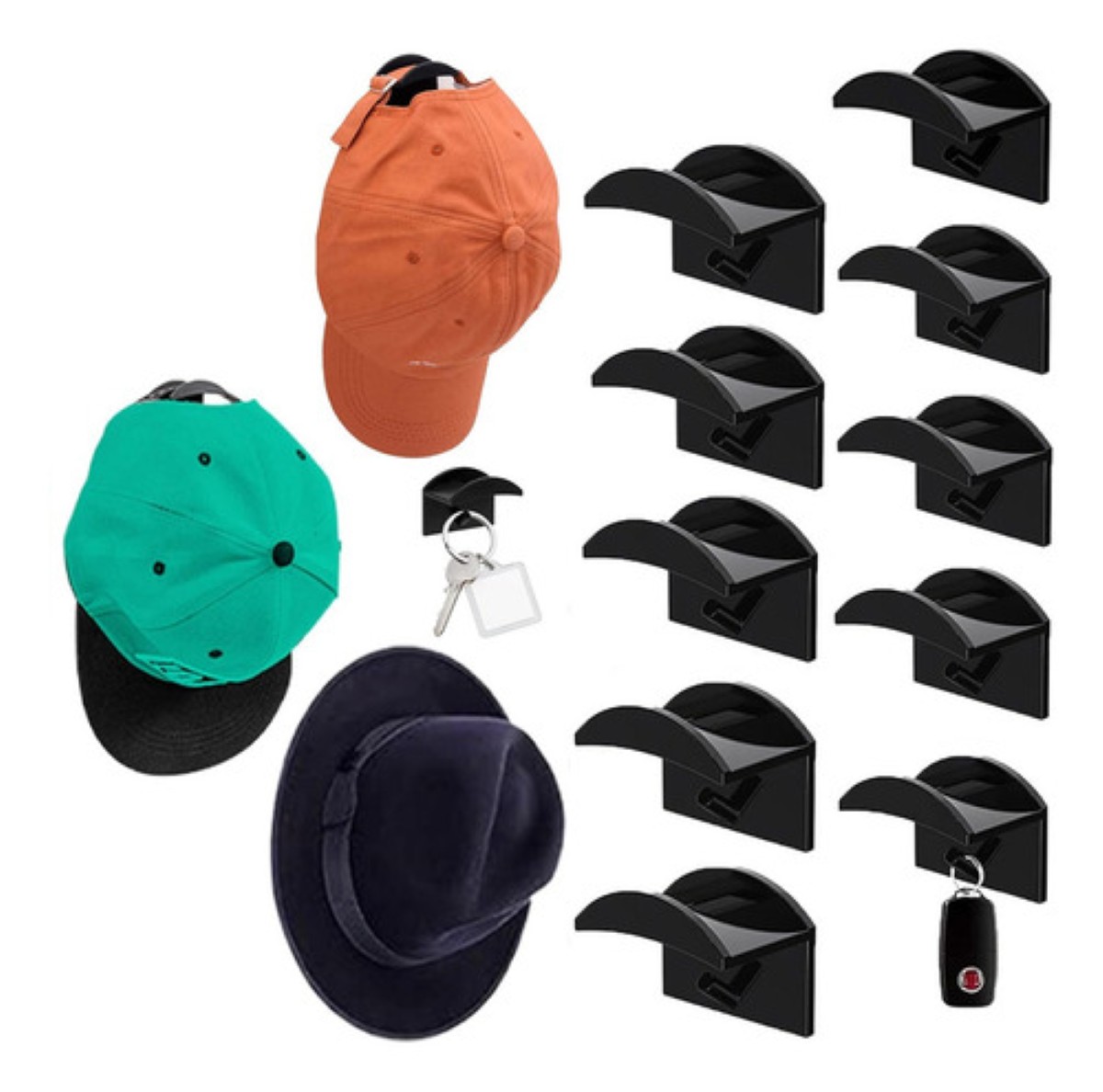 Ganchos Perchero De Gorras Gancho Organizador De Gorras Para Pared