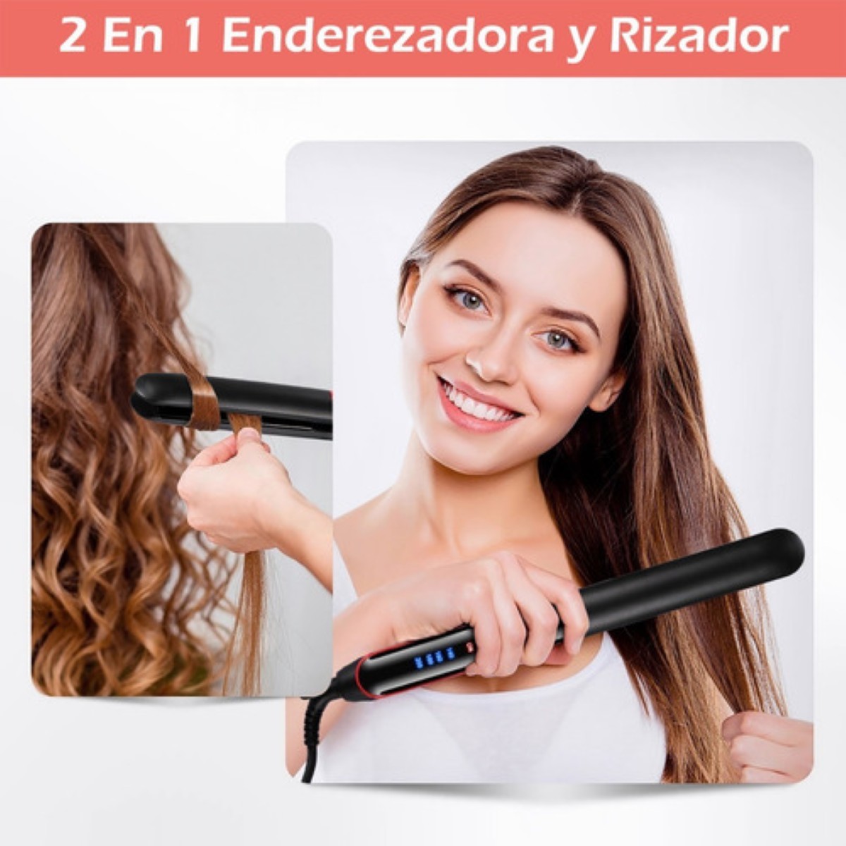 Plancha Para Cabello De Cerâmica Negro