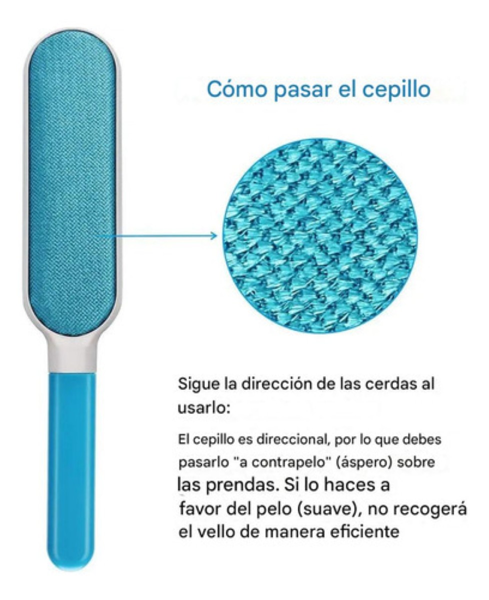 Cepillo Quita Pelo,  Pelusa De Mascotas Azul