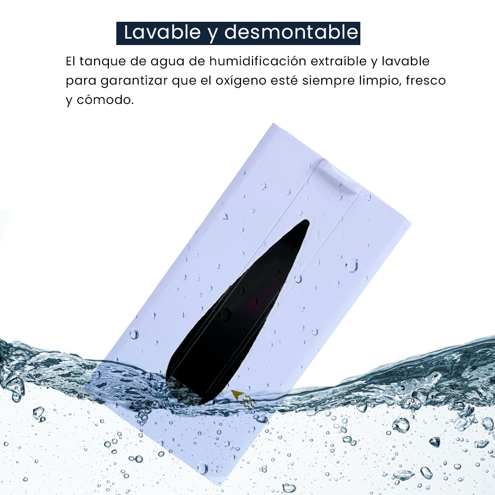 Vaso Humidificador Borboteador Concentrador Dedakj De-1a