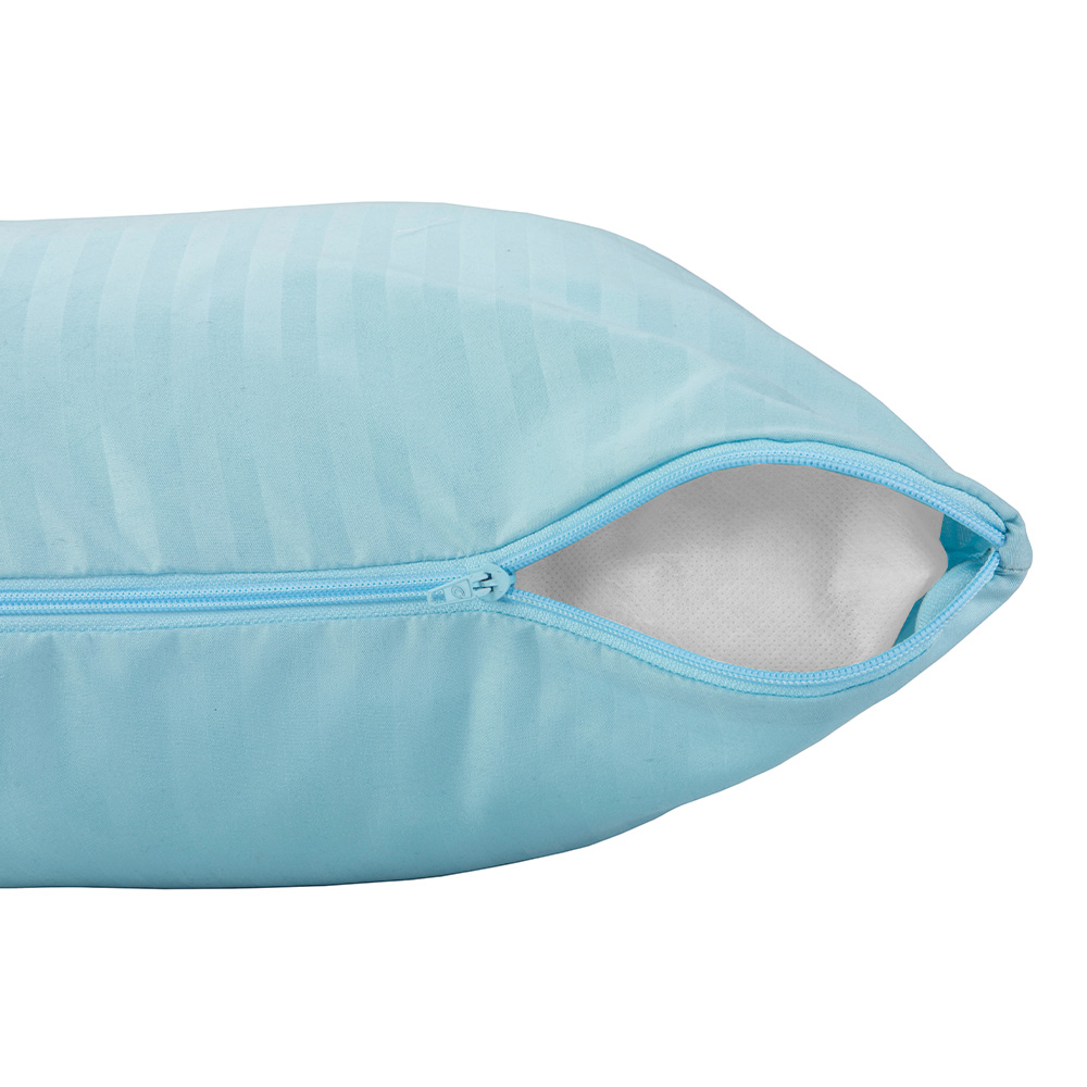 Sábanas Individual Trinity Azul Cielo + Almohada Trinity	
