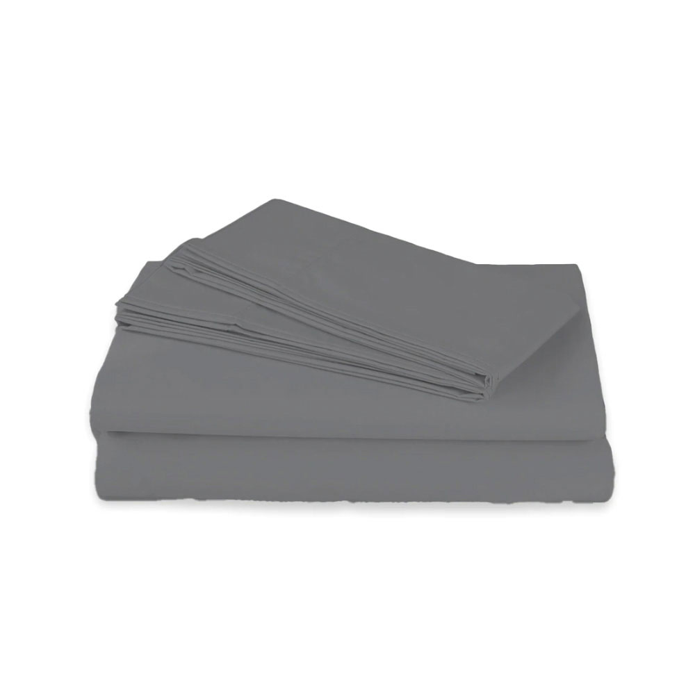 Sábanas Matrimonial Spring Air Basic Grey + 2 Almohadas Spring Air Osos