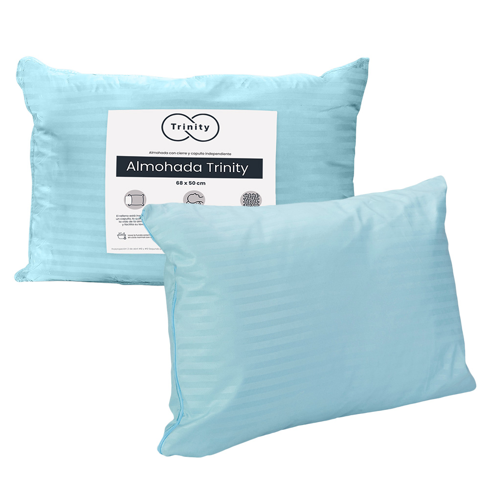 Colchón King Size Spring Air Therapy Blanco + Almohada Trinity + Sábanas Trinity