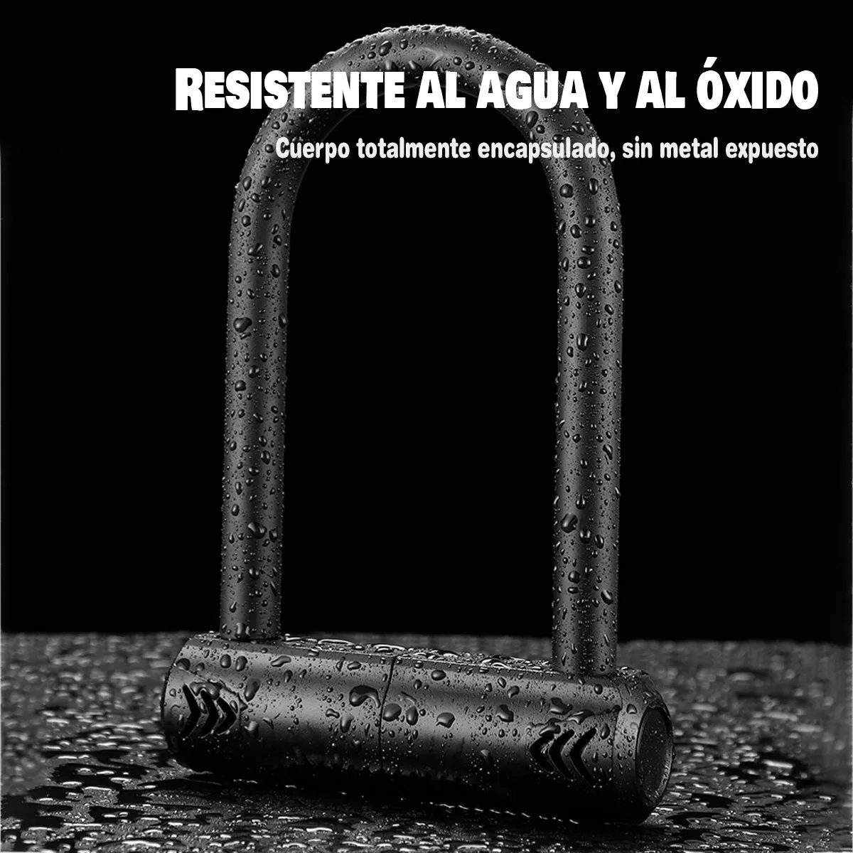Candado Rigido Tipo U Para Bicicleta Motocicleta +2llaves