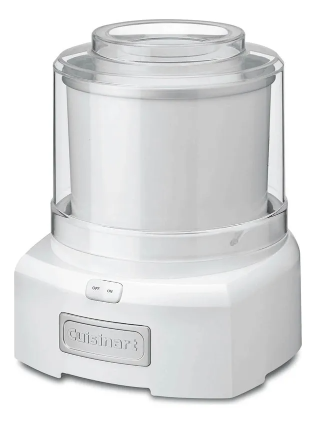 Máquina De Helado Cuisinart Ice21p1e Automática 1.5 L Blanca Frecuencia 60