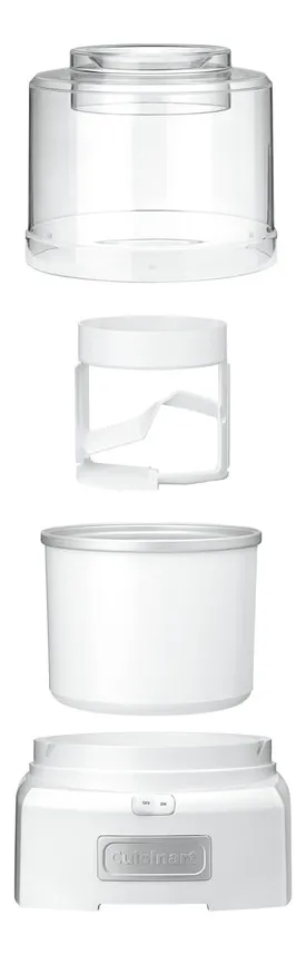 Máquina De Helado Cuisinart Ice21p1e Automática 1.5 L Blanca Frecuencia 60