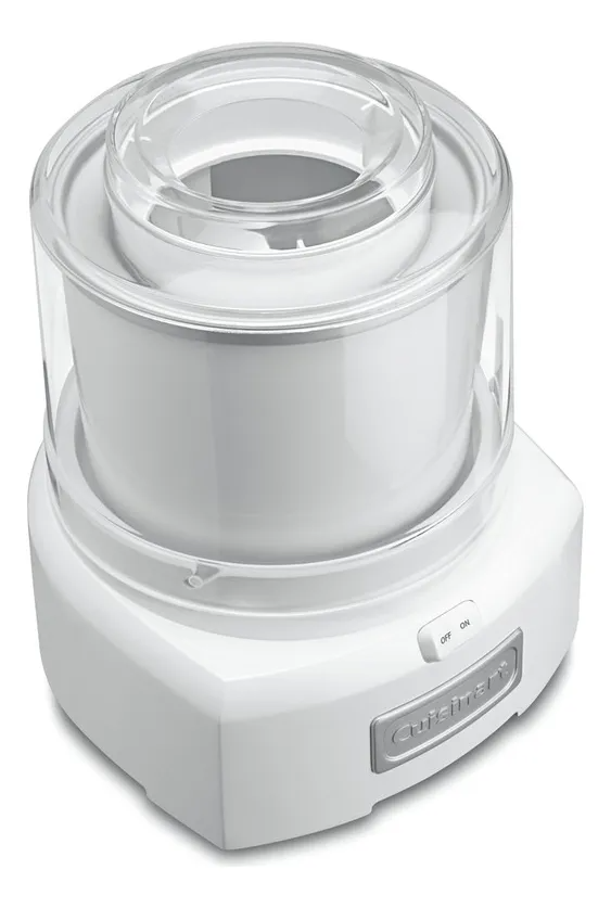 Máquina De Helado Cuisinart Ice21p1e Automática 1.5 L Blanca Frecuencia 60