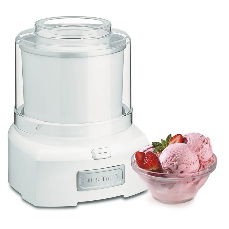Máquina De Helado Cuisinart Ice21p1e Automática 1.5 L Blanca Frecuencia 60