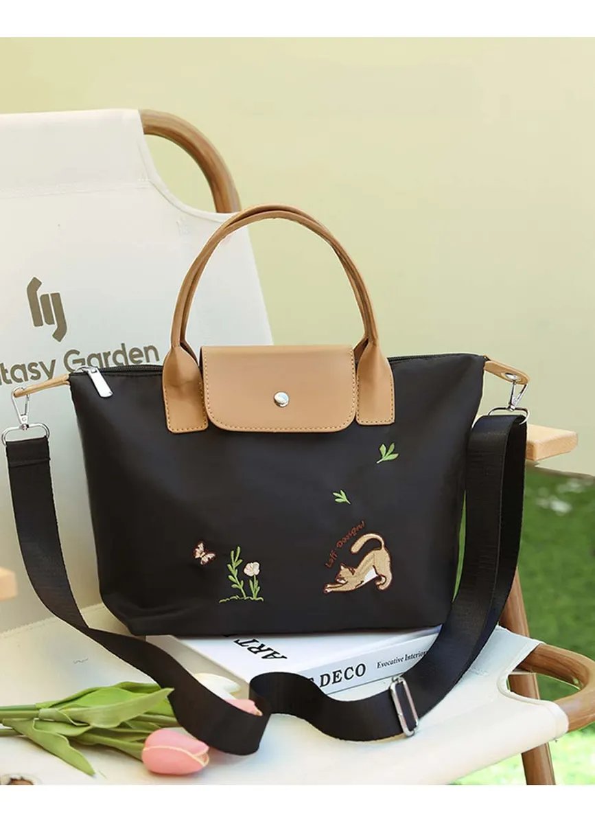 Bolsa De Mano Y Hombro Mujer Nylon Resistente Bolsos Mujer