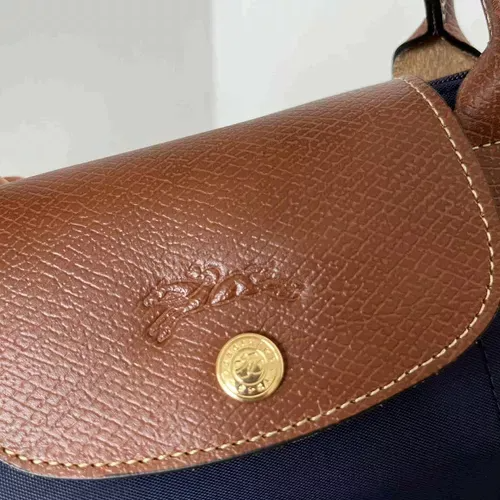 Longchamp Le Pliage Bolso Tote Grande Original, Azul Marino