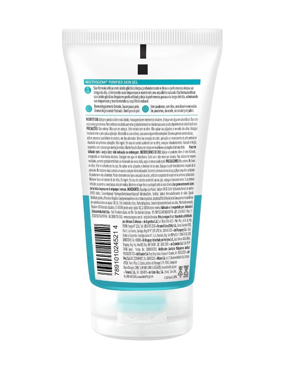 Gel Limpiador Facial Neutrogena Purified Skin 150 G