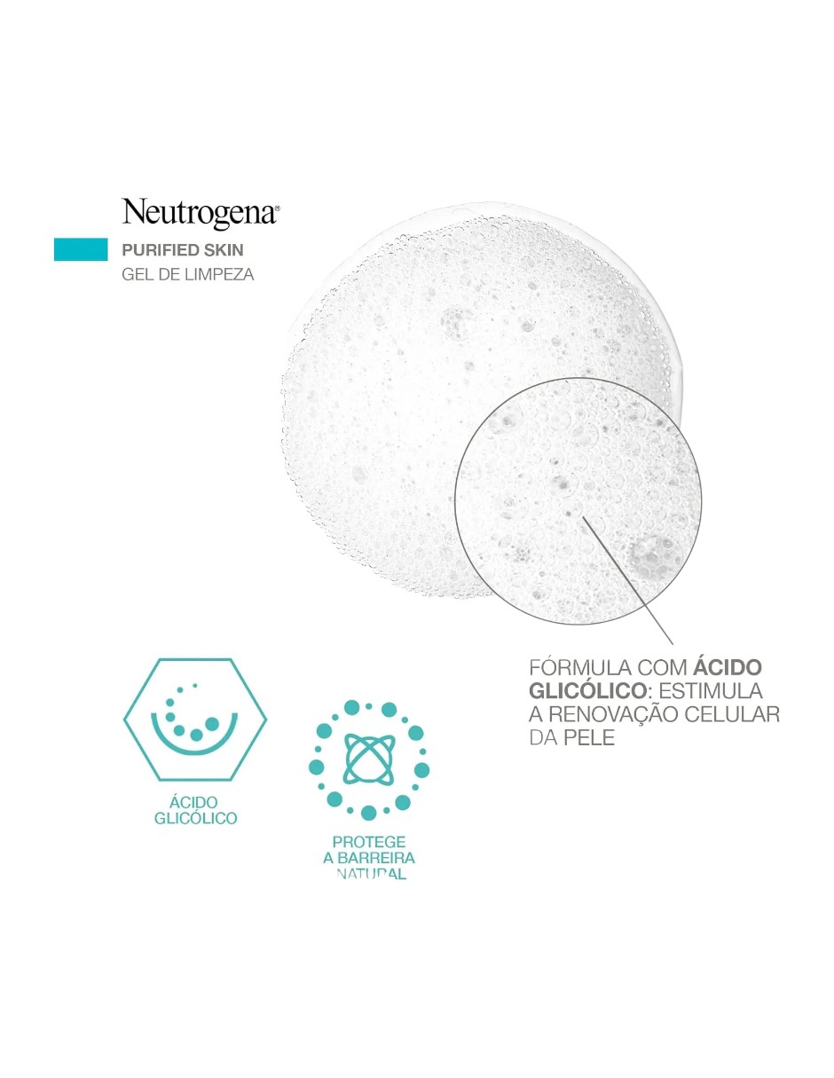 Gel Limpiador Facial Neutrogena Purified Skin 150 G