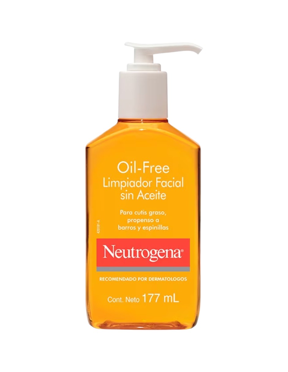 Gel Limpiador Facial Neutrogena Oil free Ácido Salicílico 177 Ml