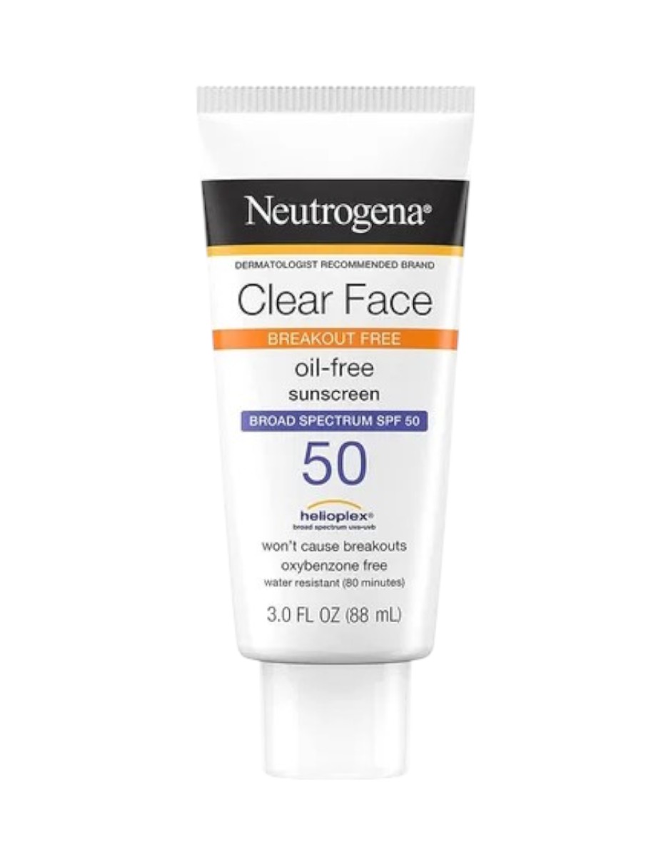 Neutrógena Bloqueador Protector Solar facial 50 SPF Clear Face