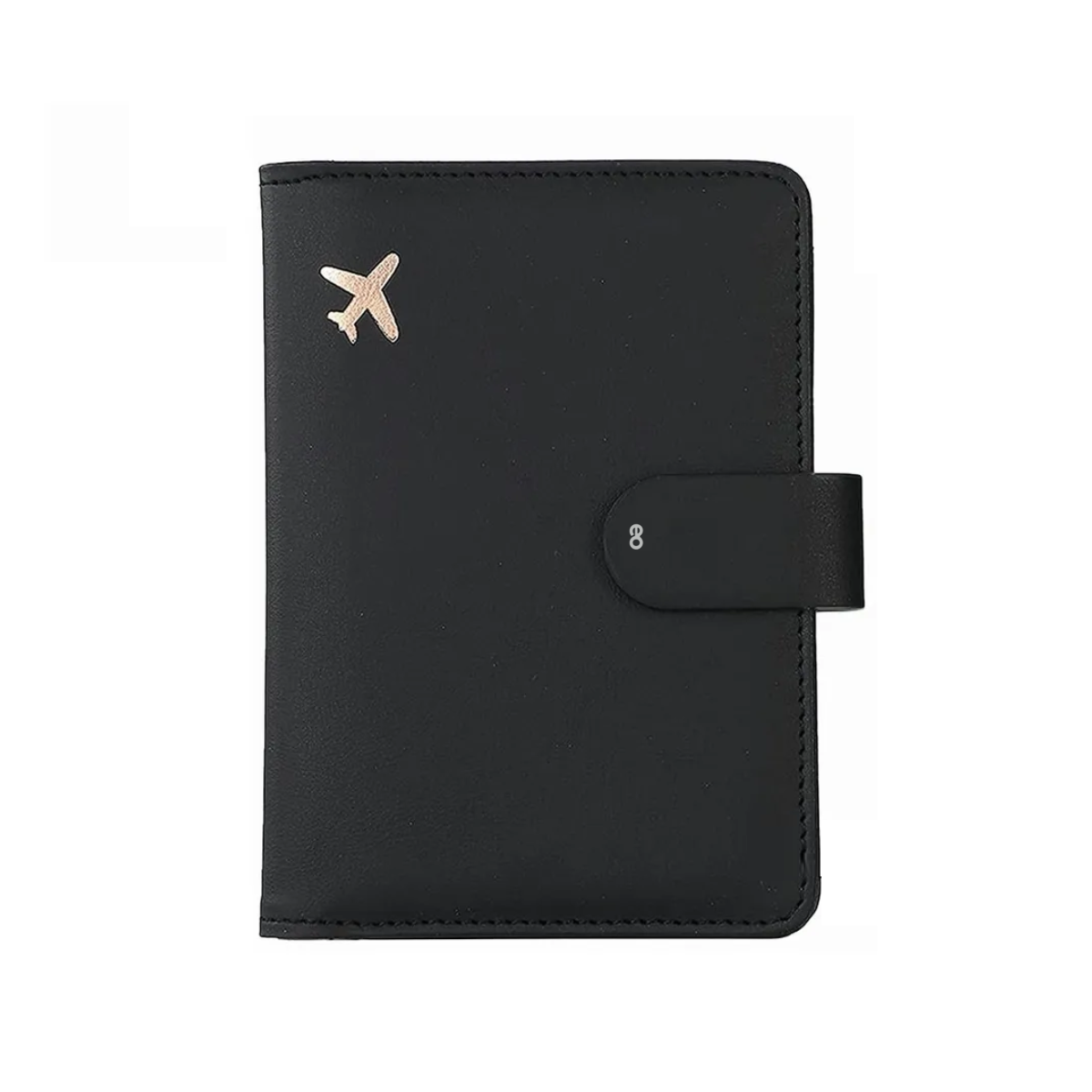 Porta Pasaporte , Documentos Funda Protectora Viaje Negro