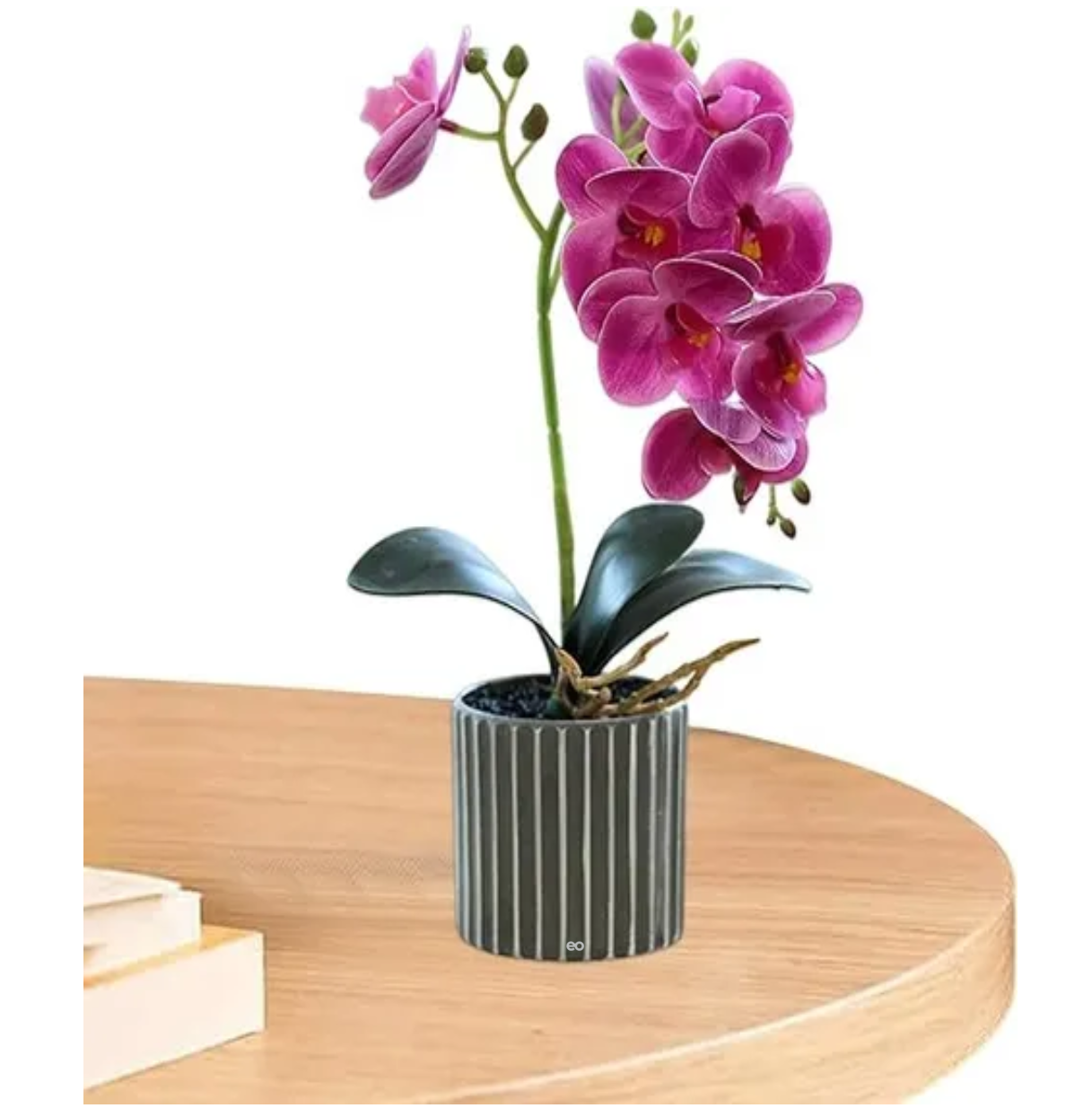 Arreglo Orquídeas Artificiales Decoración 43 Cm Violeta