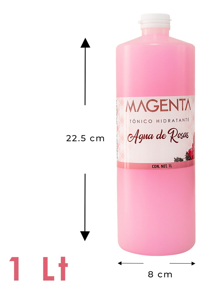 Agua De Rosas 100% Natural De 1 Litro Increíbles Beneficios