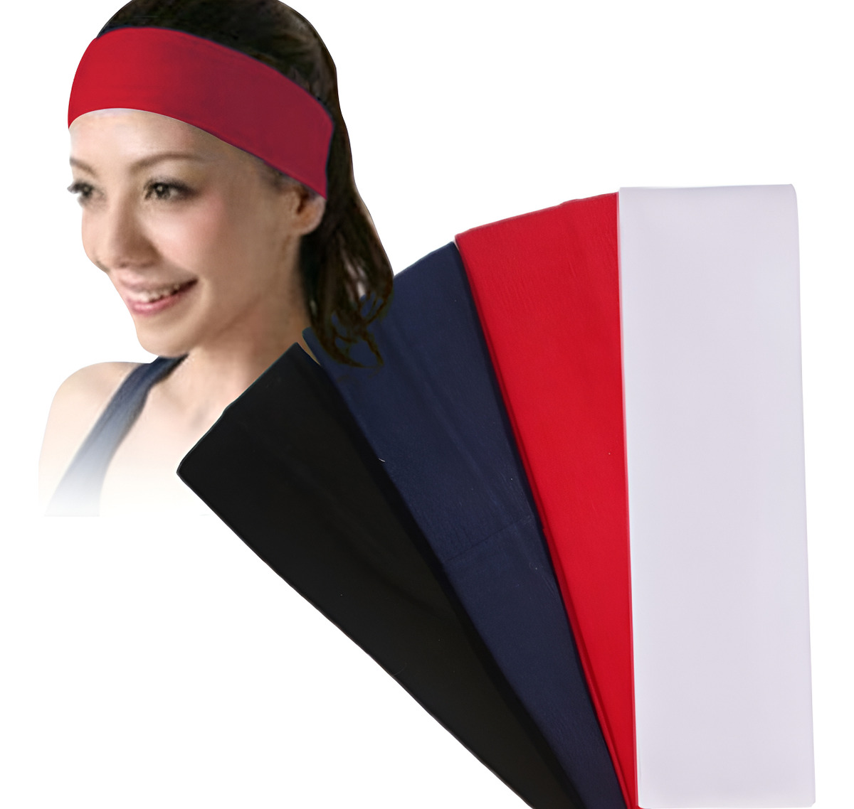 Diadema Sport Valerina Banda De Cabello Algodon 12 Piezas Escolares