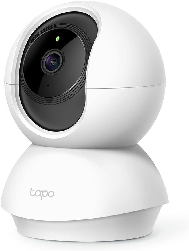 Tapo TP-Link TC70, Cámara Wi-Fi de Seguridad Interior,1080P, Cámara IP Domo 360°, Control Remoto de Aplicaciones