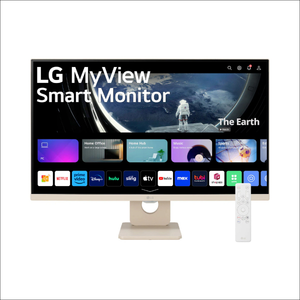 Monitor LG 27" FHD IPS Smart Monitor Beige   
