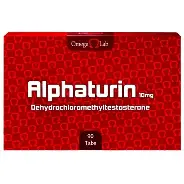 Alphaturin Omega Turinabol 10mg 90 Tabs Musculatura Seca