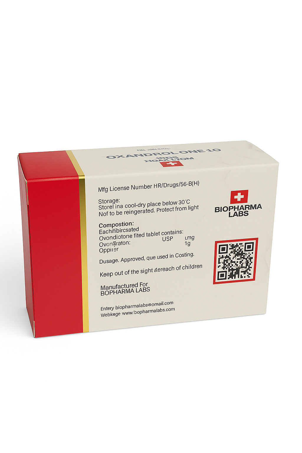 Oxandrolone 10 Biopharma Oral 10mg x 50 Tabs Definición Muscular