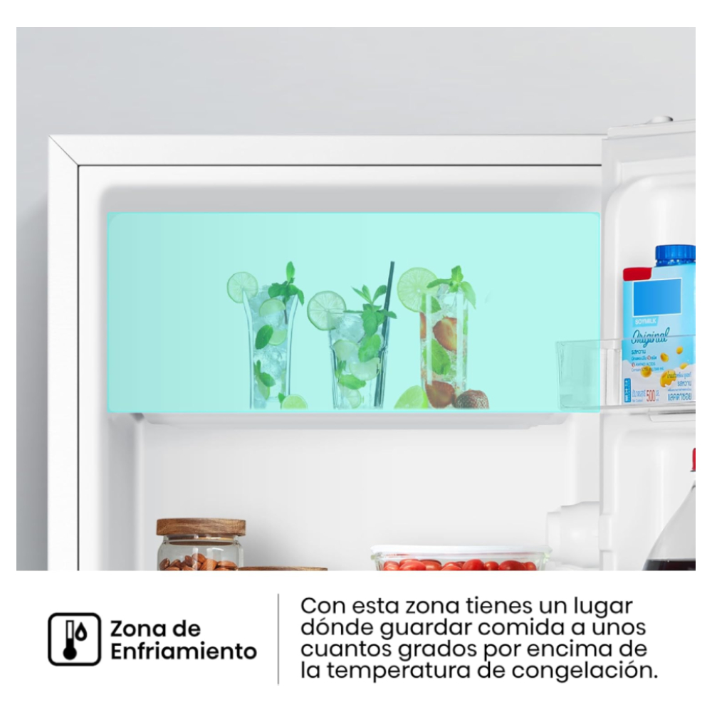 Frigobar Hisense RR33D6AWX1 3.3 pies cúbicos Freezer Blanco